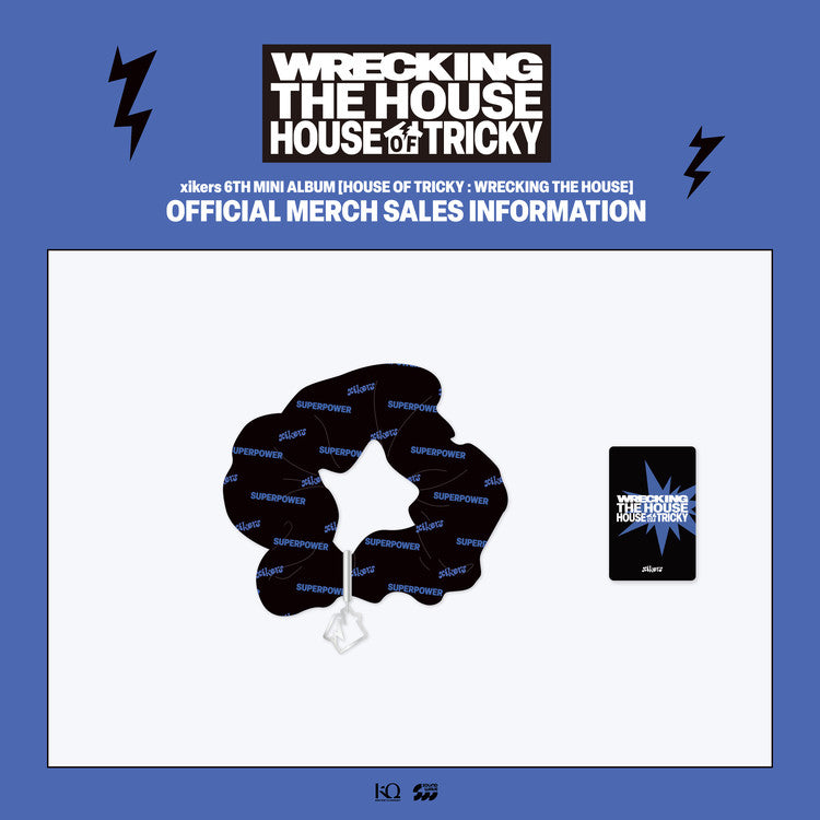 XIKERS - [HOUSE OF TRICKY : WRECKING THE HOUSE] POP-UP MD HAIR SCRUNCHIE