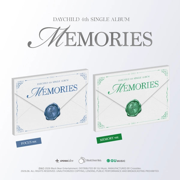 DAYCHILD 4TH SINGLE ALBUM - MEMORISE (FOCUS VER. / MEMORY VER.)