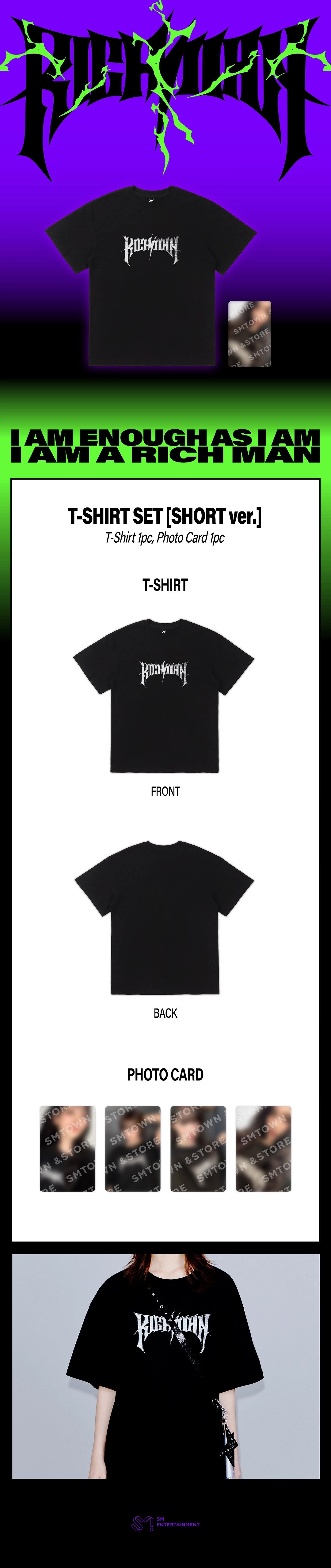 AESPA - 2025 AESPA WEEK [RICH MAN] T-SHIRT SET SHORT VER.