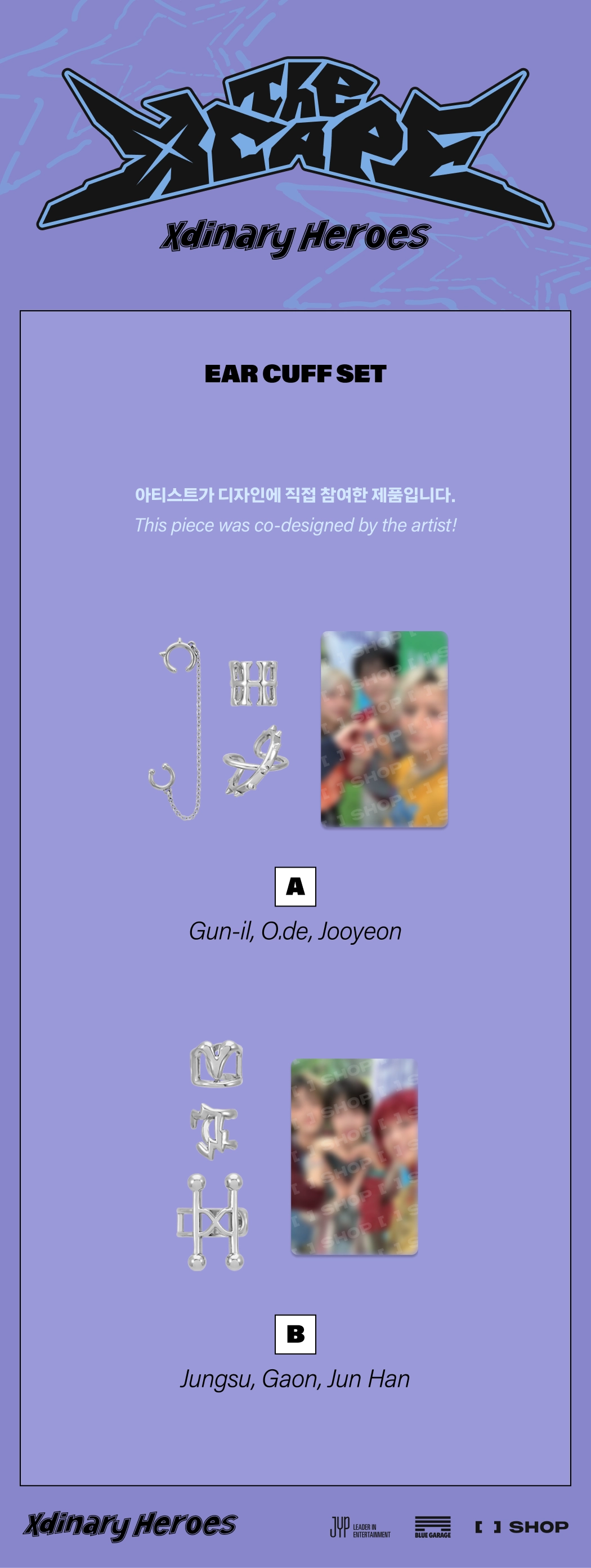 XDINARY HEROES - EAR CUFF SET - THE XCAPE