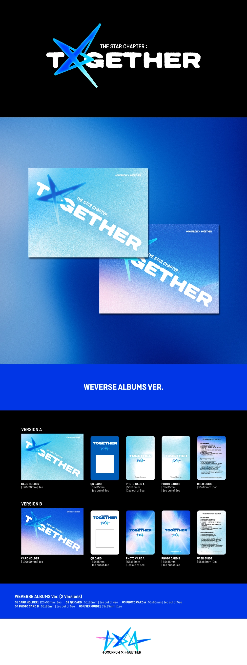 TOMORROW X TOGETHER (TXT) - THE STAR CHAPER: TOGETHER (WEVERSE ALBUMS VER.)