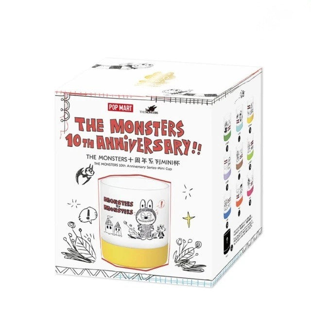 POP MART Authentic The MONSTERS 10th Anniversary Series Mini Cup Mystery Box 9 Designs