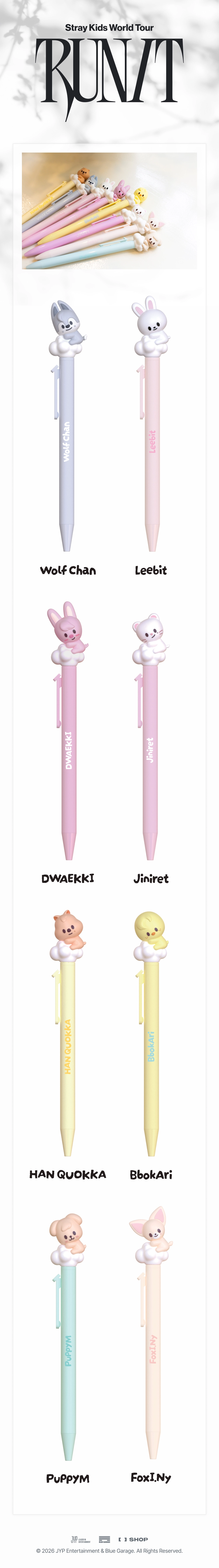 STRAY KIDS - [RUN IT SEOUL] SKZOO FIGURE PEN