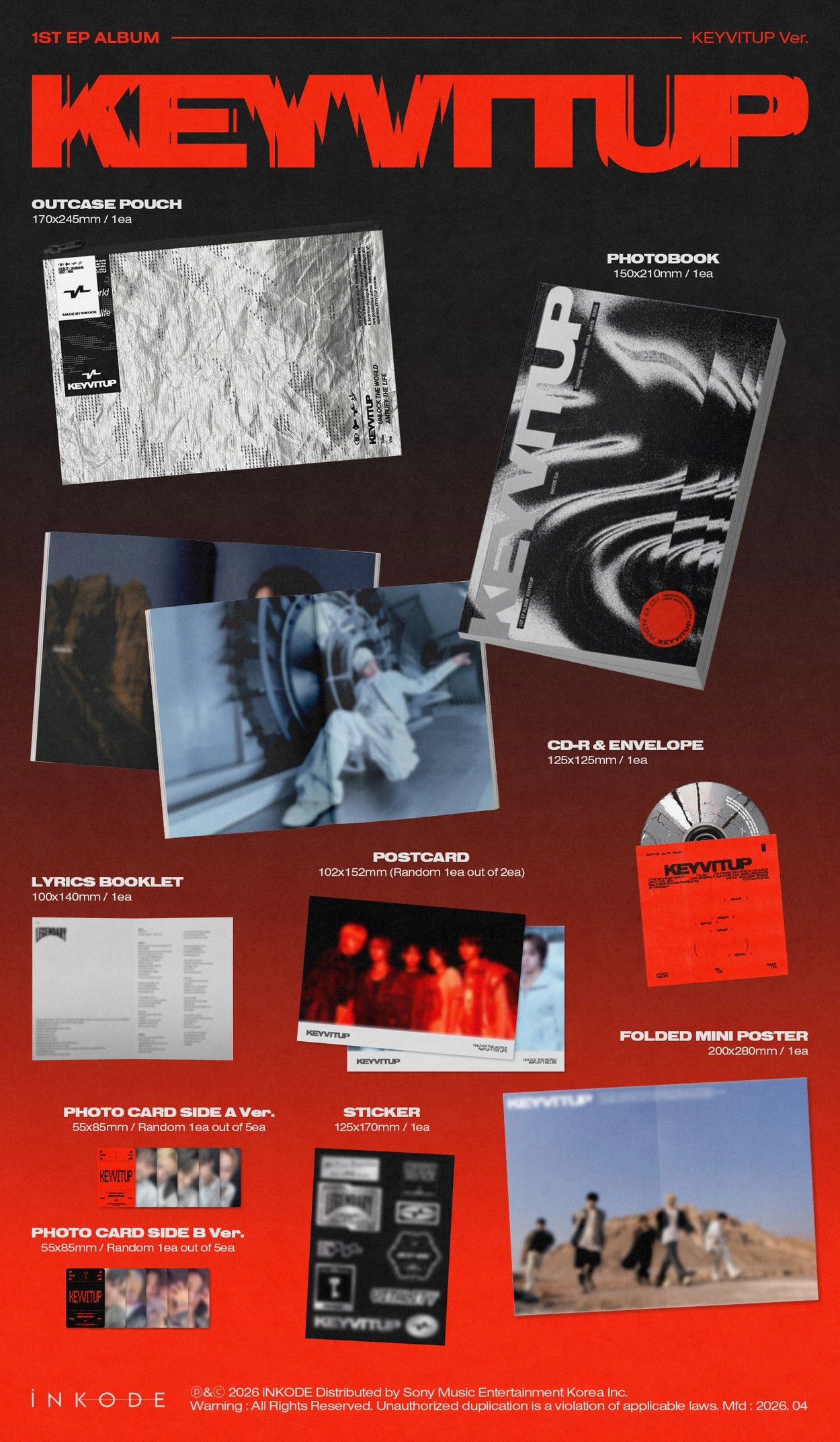 KEYVITUP 1ST EP ALBUM - KEYVITUP