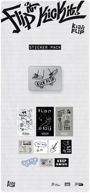 KickFlip - [Flip it, Kick it!] POP-UP STORE MD STICKER PACK