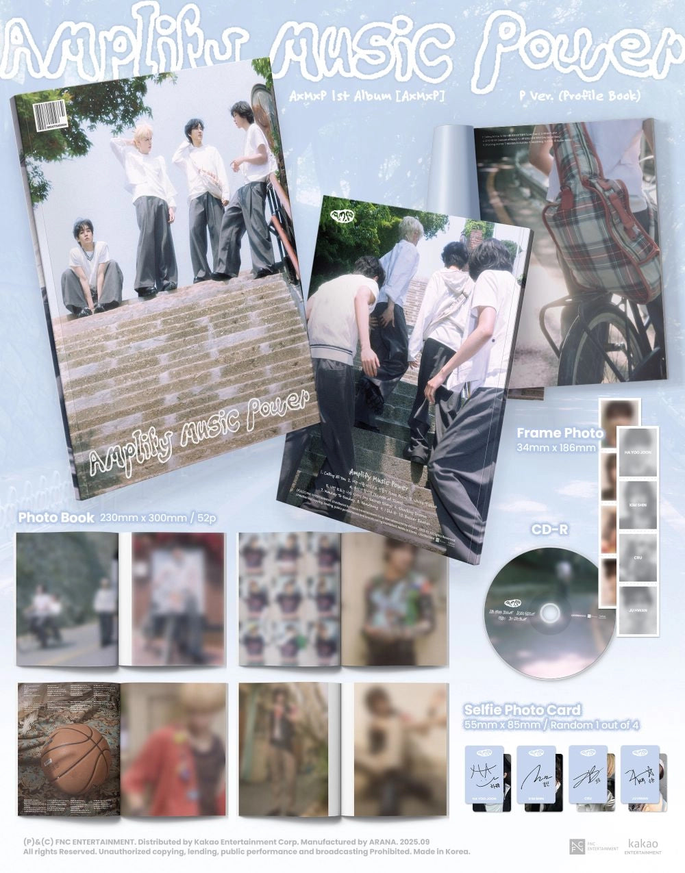AXMXP 1ST ALBUM - AXMXP (P VER.)