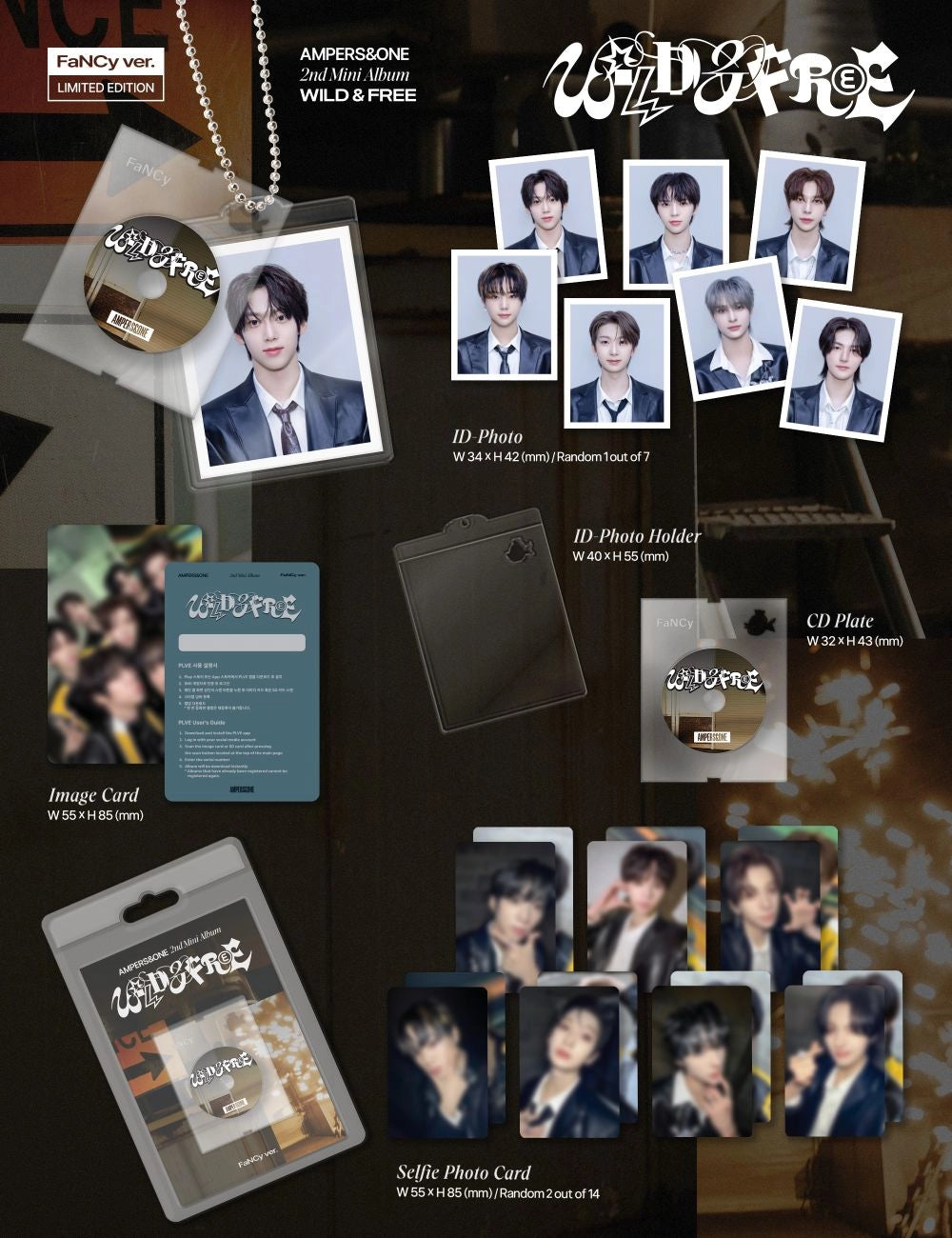 AMPERS&ONE 2ND MINI ALBUM - WILD & FREE (FANCY VER.) (LIMITED EDITION)