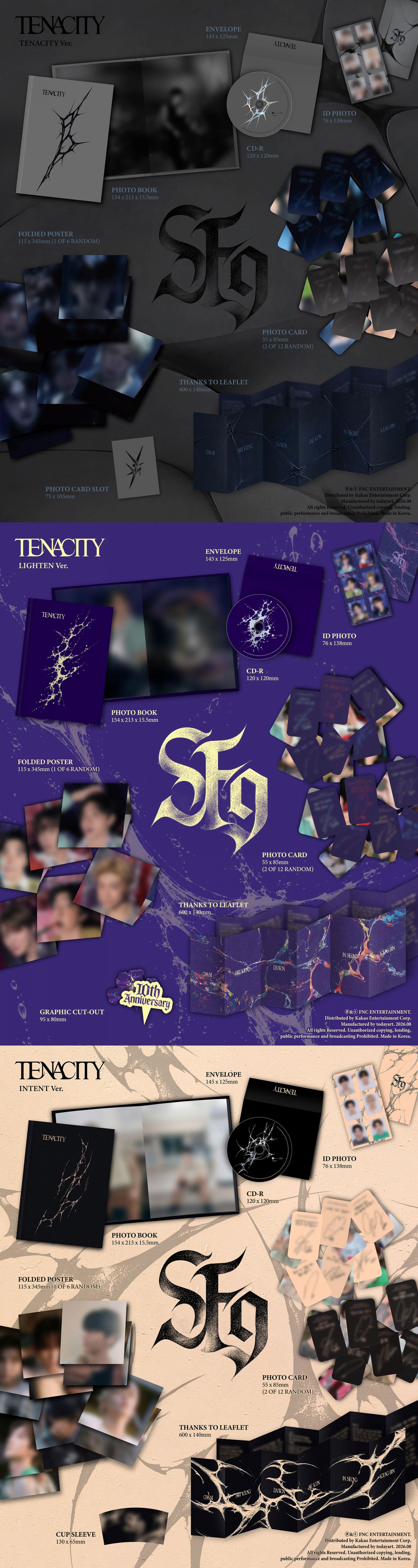 SF9 2ND ALBUM - TENACITY