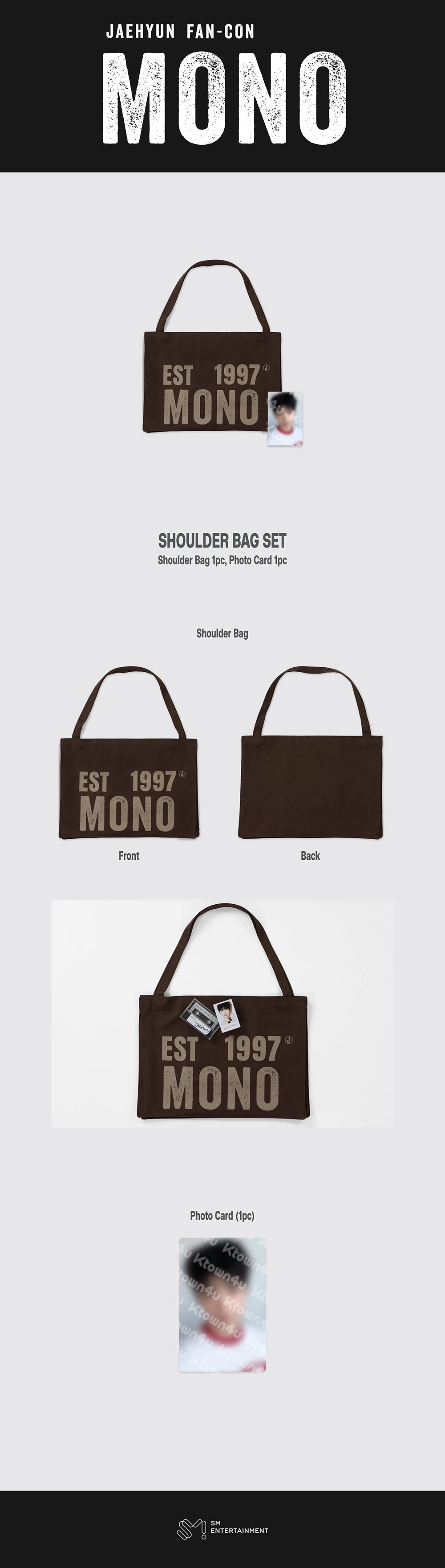JAEHYUN - [2026 FAN-CON TOUR [MONO] MD] SHOULDER BAG