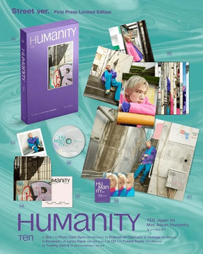TEN (WAYV) JAPANESE ALBUM- HUMANITY (TIMELESS / STREET / FALLEN VERSION)