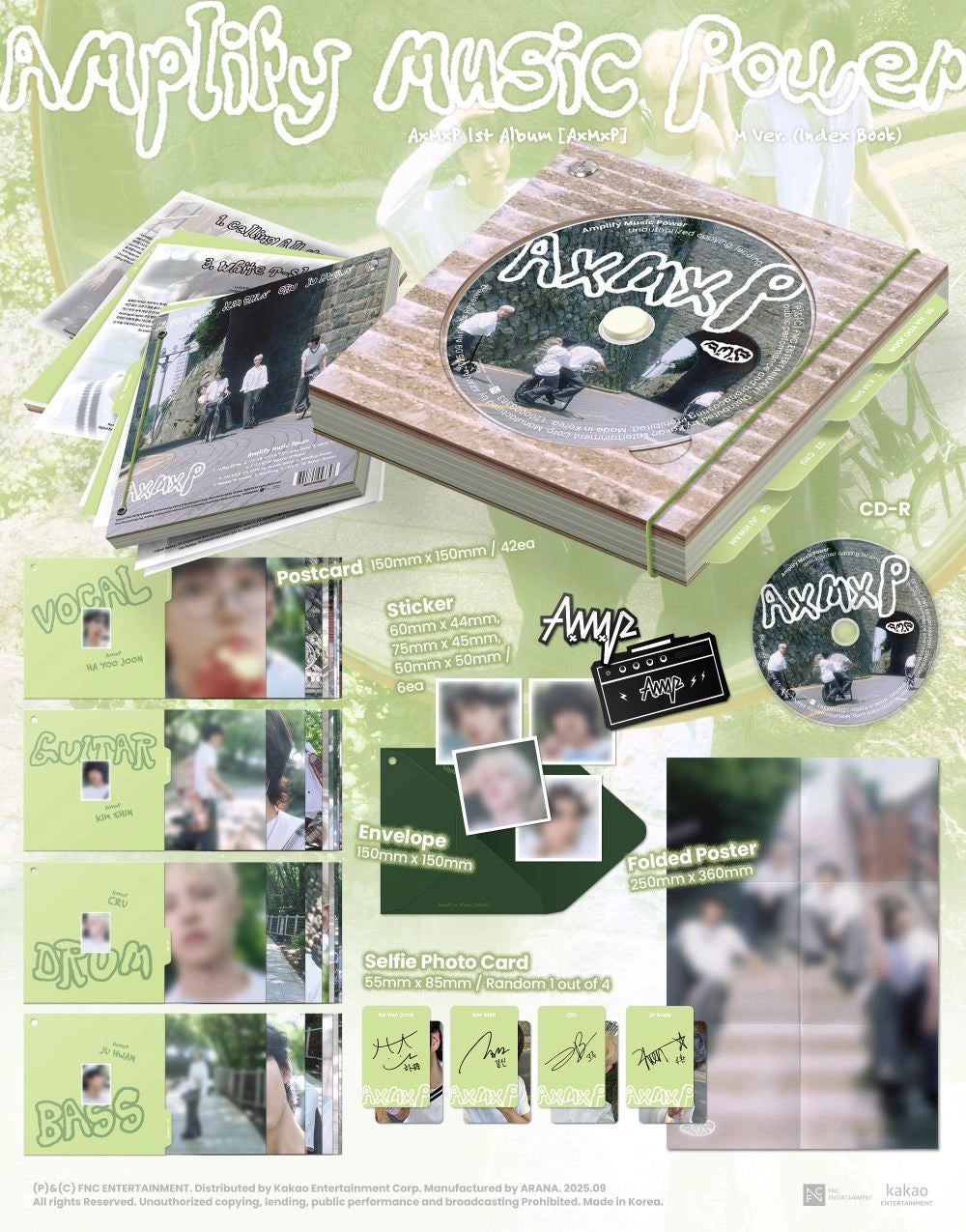 AXMXP 1ST ALBUM - AXMXP (M VER.)