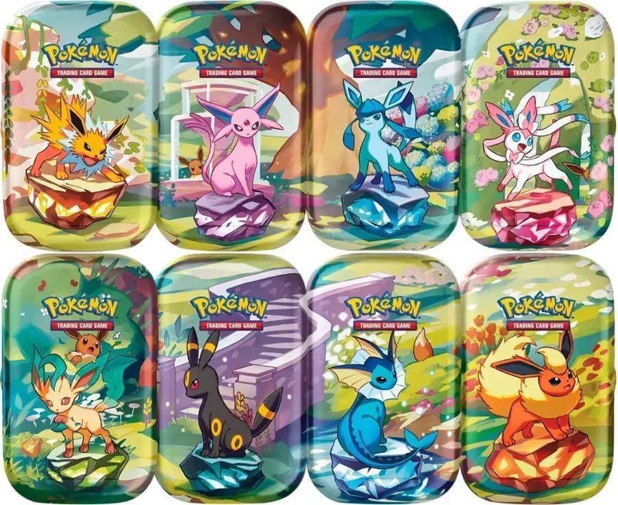 Pokémon Scarlet & Violet-Prismatic Evolutions Mini Tin (Box 8in1)