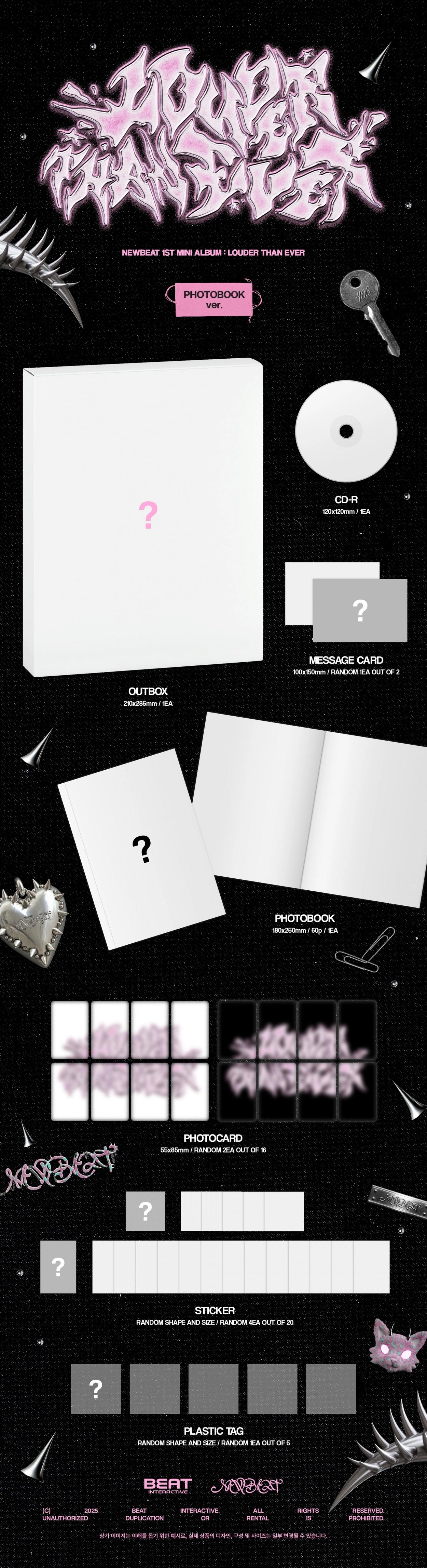 NEWBEAT 1ST MINI ALBUM - LOUDER THAN EVER (PHOTO BOOK VER.)