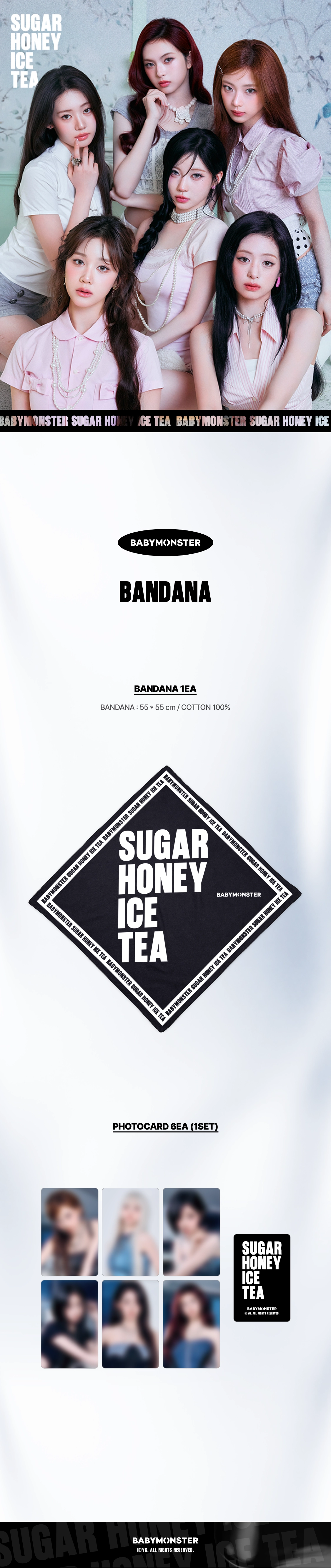 BABYMONSTER - [SUGARHONEY] BANDANA