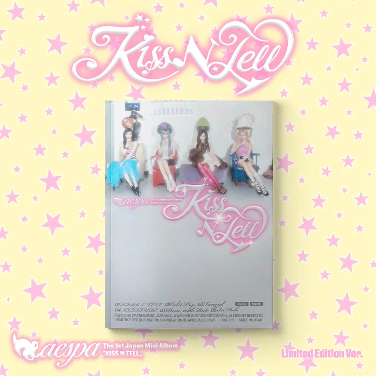 AESPA JAPANESE ALBUM - 1ST MINI ALBUM [KISS N TELL] (LIMITED EDITION VER.)