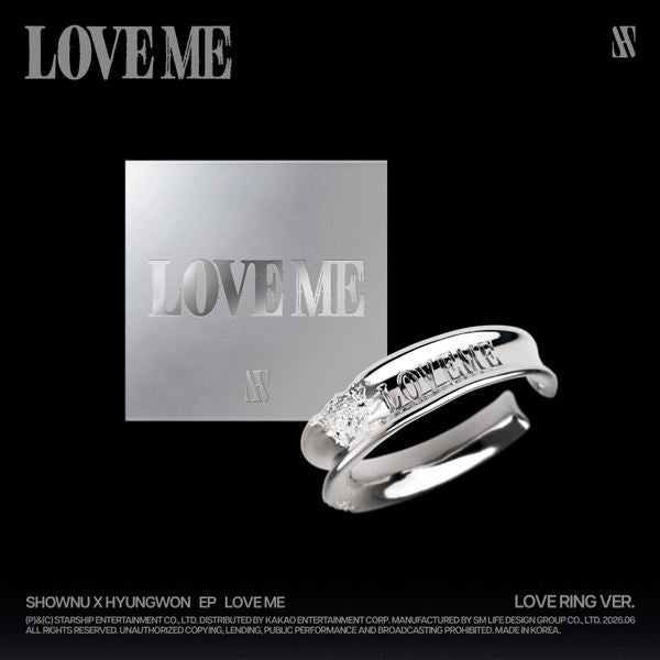 SHOWNU X HYUNGWON - EP ALBUM [LOVE ME] (LOVE RING VER.) (LIMITED EDITION)