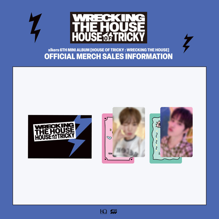 XIKERS - [HOUSE OF TRICKY : WRECKING THE HOUSE] POP-UP MD LUCKY CHARM TRADING CARD