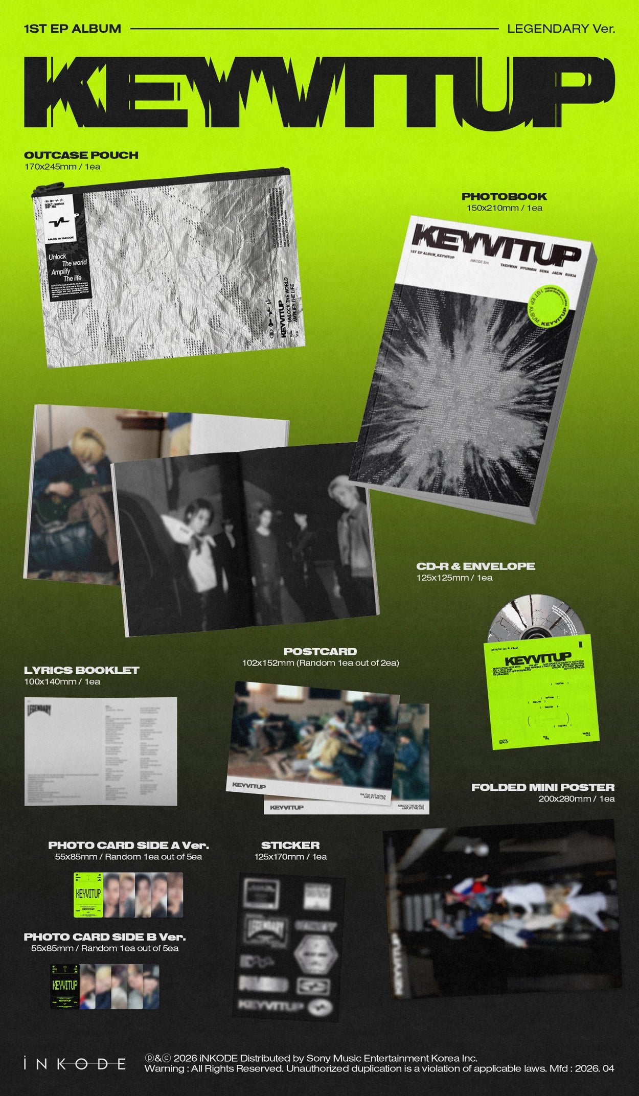 KEYVITUP 1ST EP ALBUM - KEYVITUP