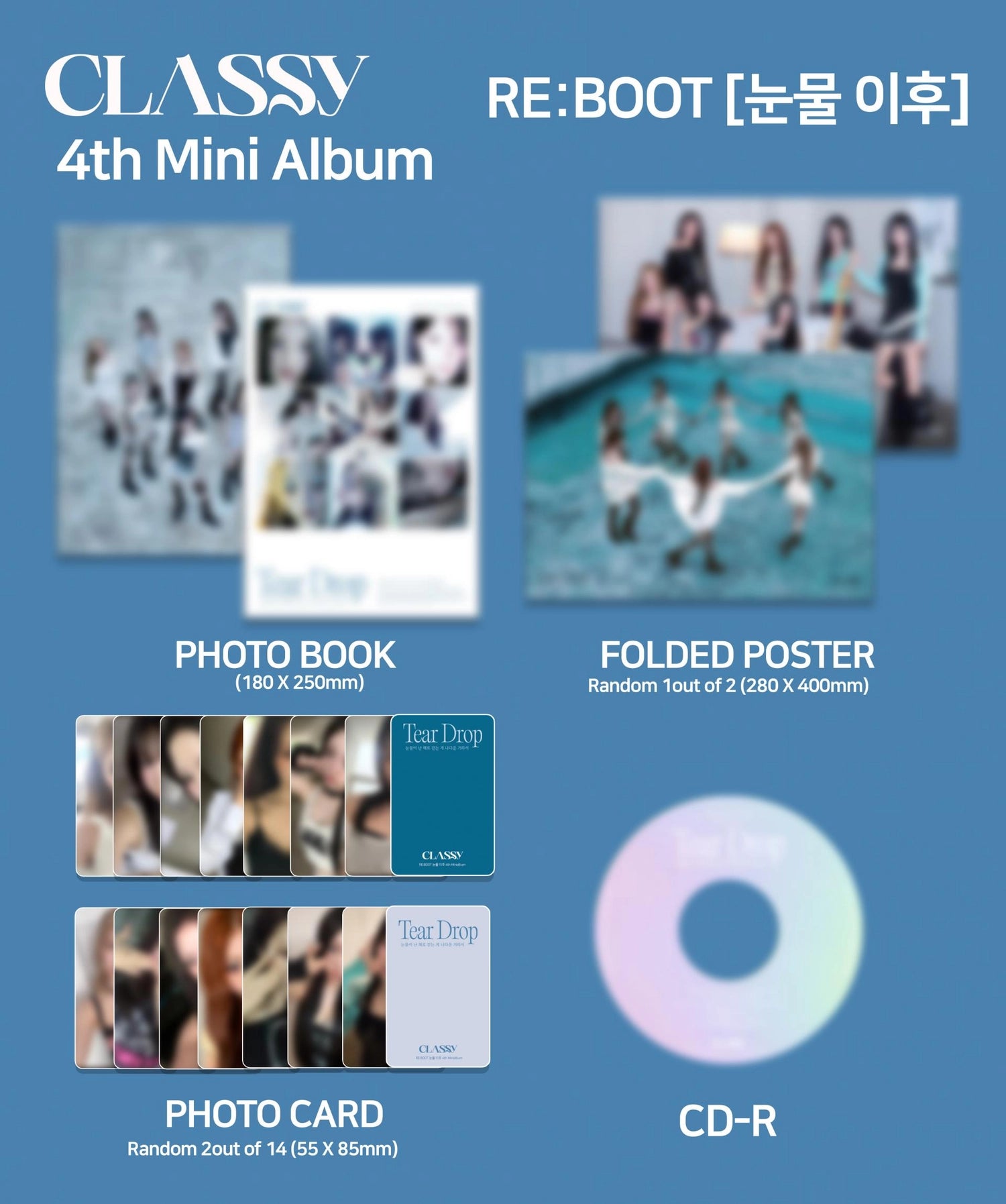 CLASS:Y 4TH MINI ALBUM - RE:BOOT [AFTER THE TEARS]