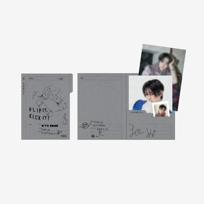KickFlip - [Flip it, Kick it!] POP-UP STORE MD PROFILE POSTER SET (RANDOM VER)