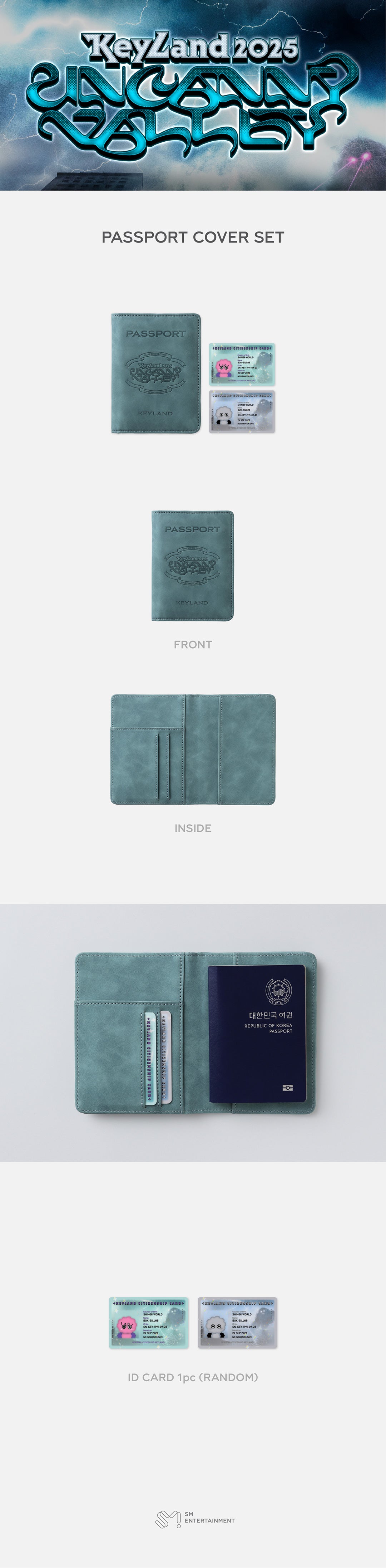KEY - [KEYLAND : UNCANNY VALLEY] PASSPORT COVER SET OFFICIAL MD