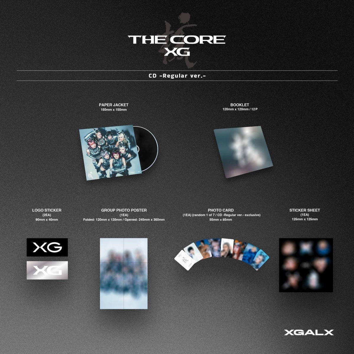 XG 1ST ALBUM - THE CORE - 核 (REGULAR VER.)