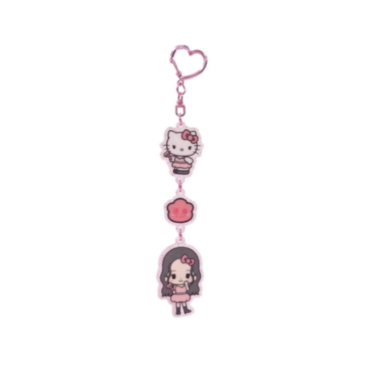 [HELLO KITTY X JISOO] ACRYLIC KEYCHAIN OFFICIAL MD