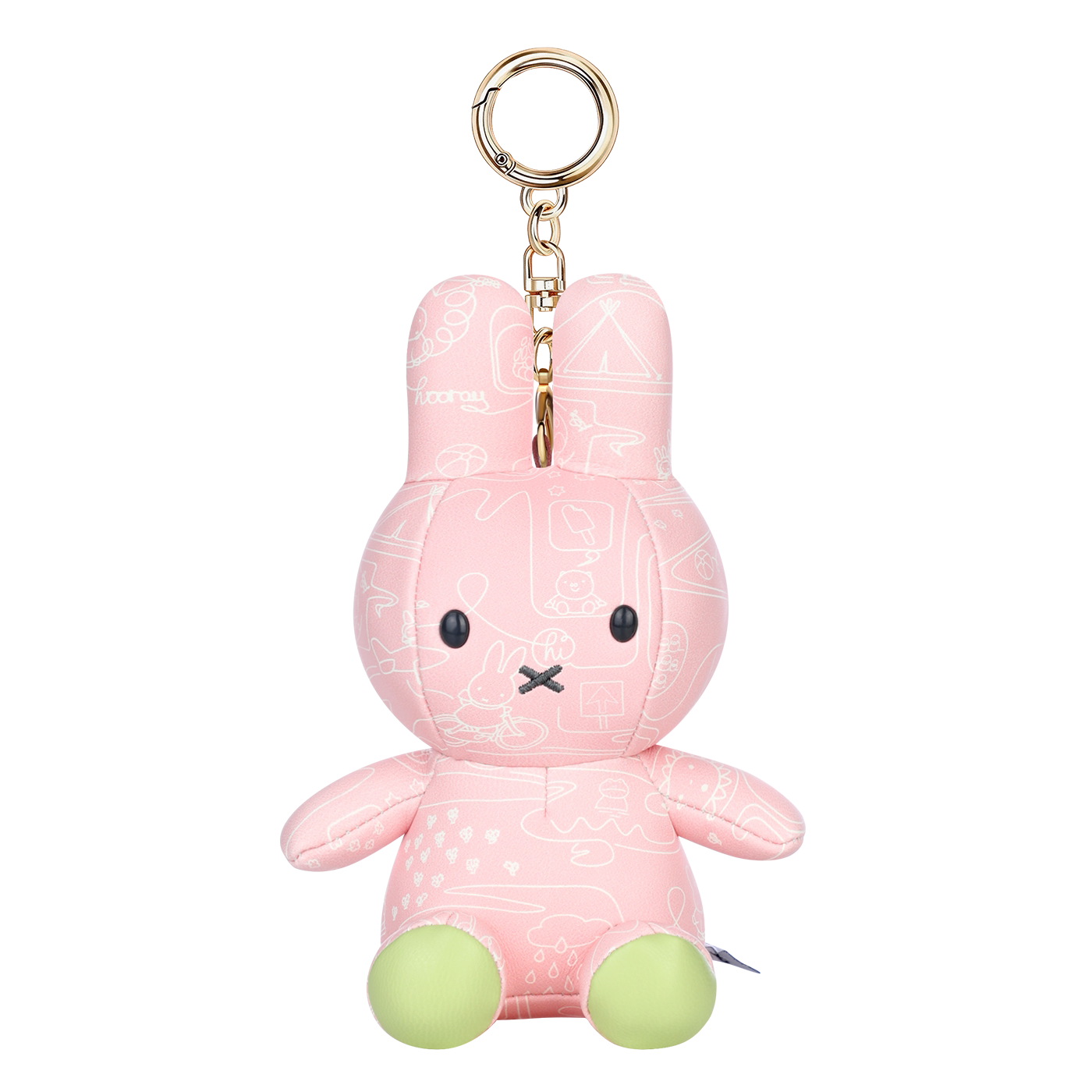 MIFFY© Pink Pattern Hanging Plush (Hong Kong Edition)