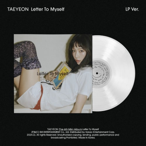TAEYEON 6TH MINI ALBUM - LETTER TO MYSELF (WHITE COLOR LP VER.)