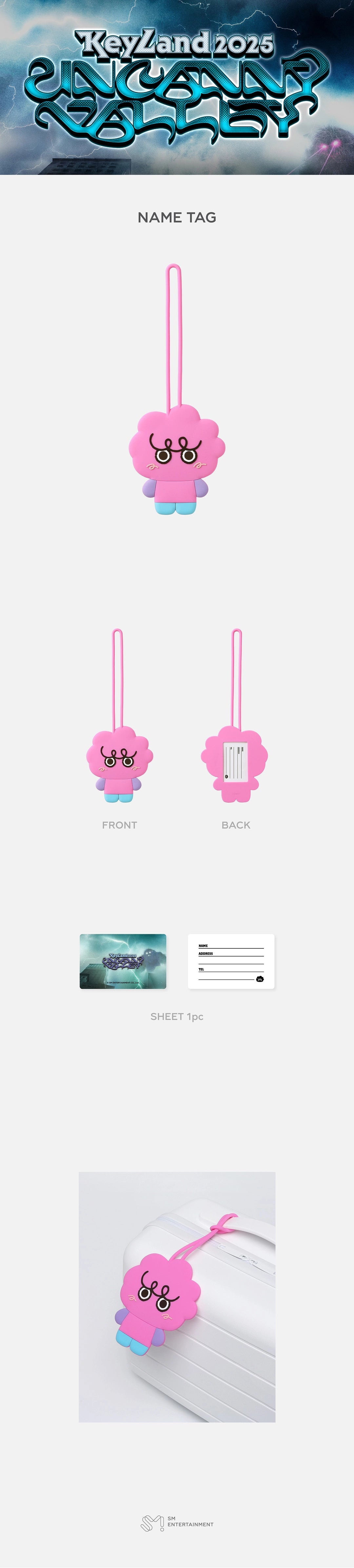 KEY - [KEYLAND : UNCANNY VALLEY] NAME TAG OFFICIAL MD