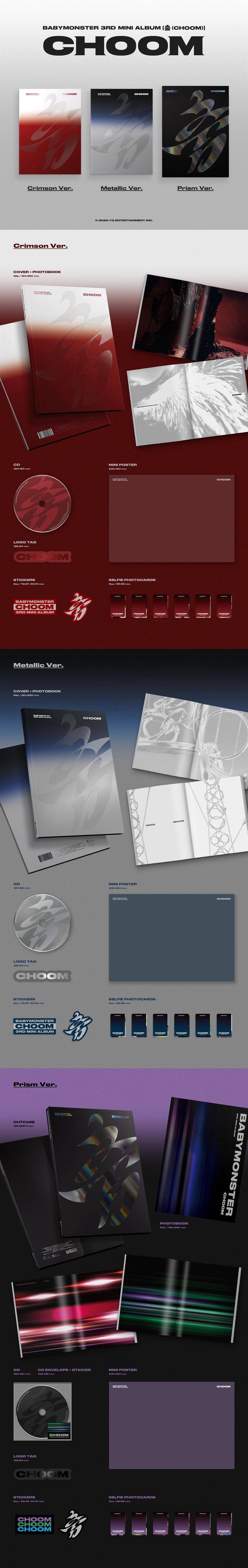 BABYMONSTER 3RD MINI ALBUM - CHOOM