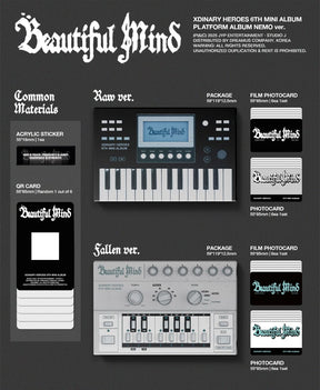 XDINARY HEROES 6TH MINI ALBUM - BEAUTIFUL MIND (PLATFORM VER)