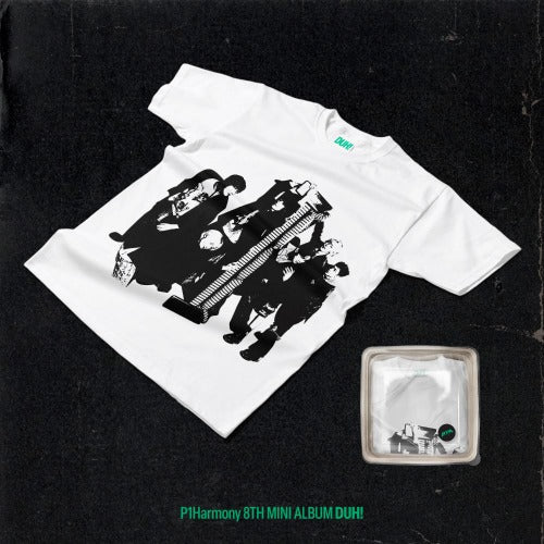 P1HARMONY 8TH MINI ALBUM - DUH! (PLAIN WHITE T VER.)