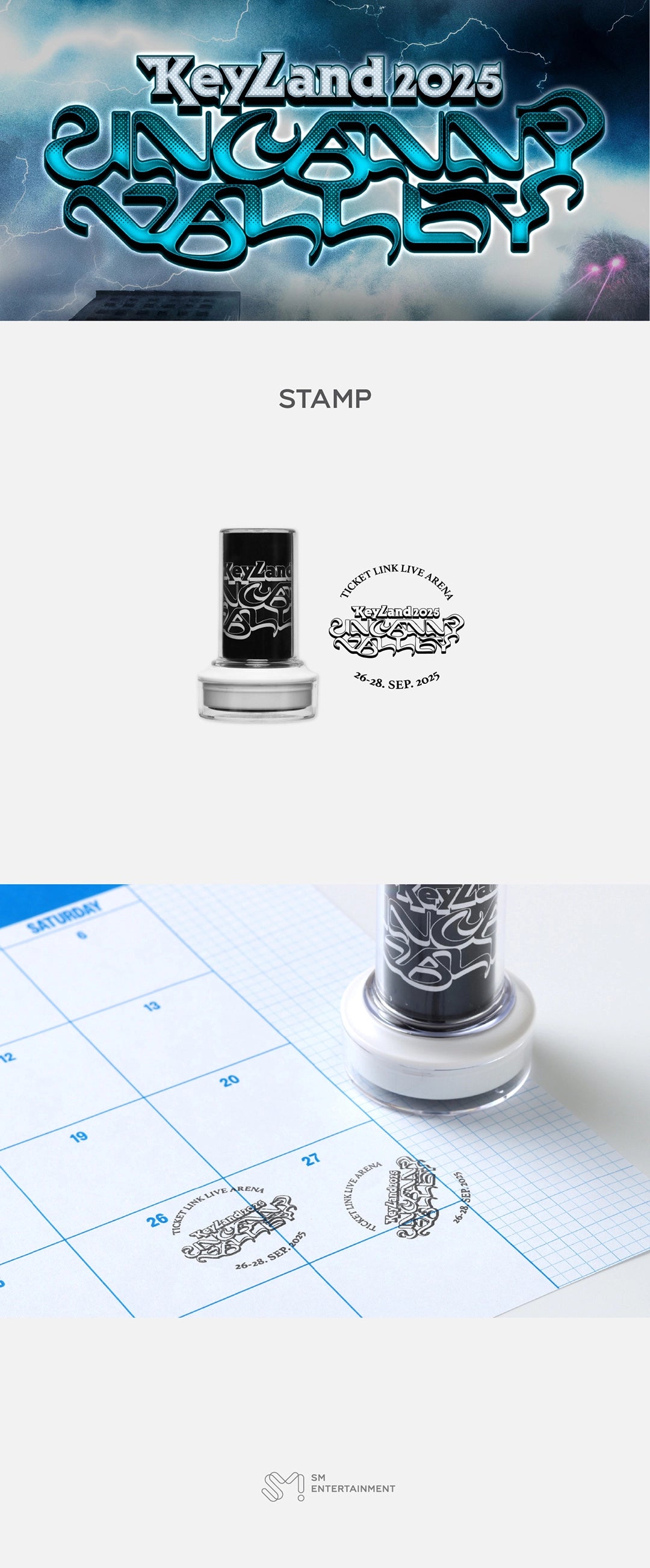 KEY - [KEYLAND : UNCANNY VALLEY] STAMP OFFICIAL MD