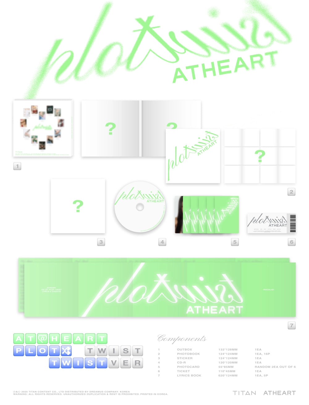 ATHEART 1ST MINI ALBUM - PLOT TWIST (TWIST VER.)