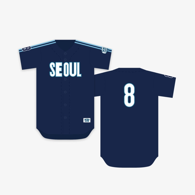 STRAY KIDS - BASEBALL JERSEY SEOUL Ver. - SKZOO EVERYWHERE ALL AROUND THE WORLD