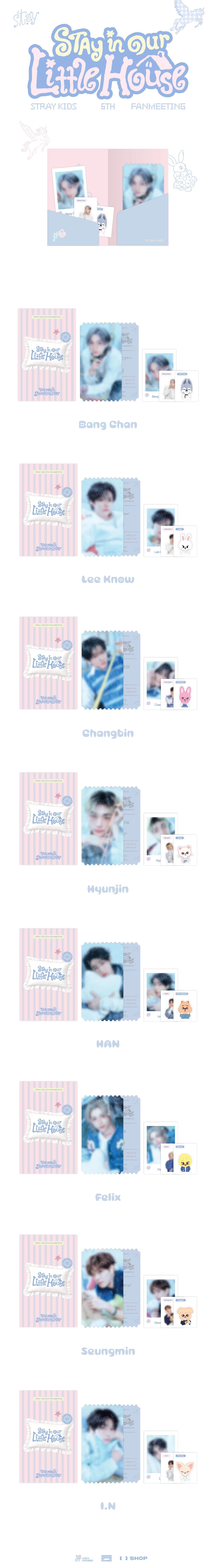 STRAY KIDS - 6TH FANMEETING [STAY IN OUR LITTLE HOUSE] SPECIAL TICKET SET OFFICIAL MD