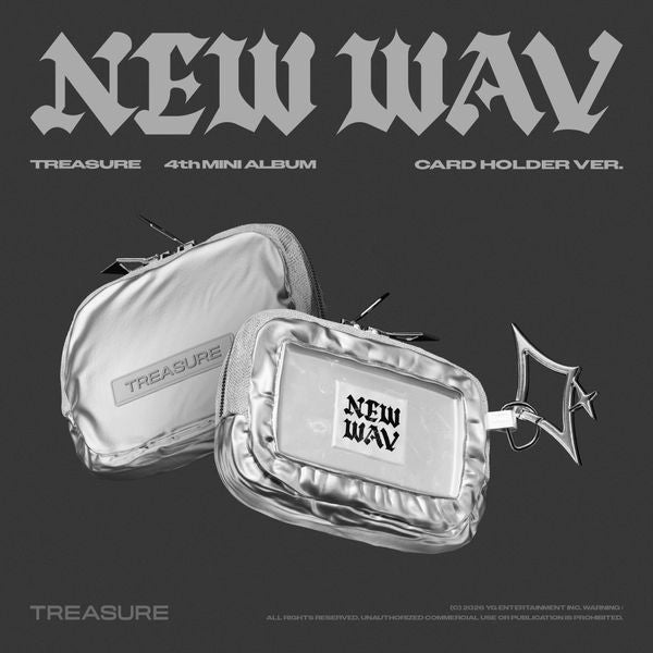 TREASURE 4TH MINI ALBUM - NEW WAV (CARD HOLDER VER.) (LIMITED EDITION)