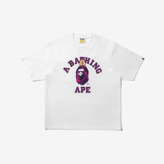 BAPE X STRAY KIDS COLLEGE TEE M
