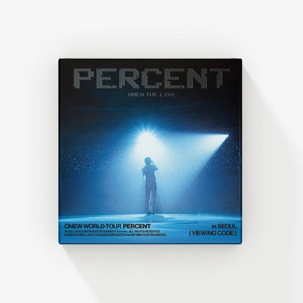 ONEW - [2025-26 ONEW WORLD TOUR [ONEW THE LIVE : PERCENT (%)]] (VIEWING CODE)