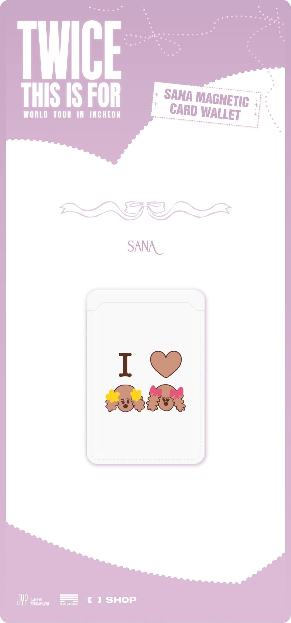 TWICE - <THIS IS FOR> WORLD TOUR IN INCHEON SANA MAGNETIC CARD WALLET
