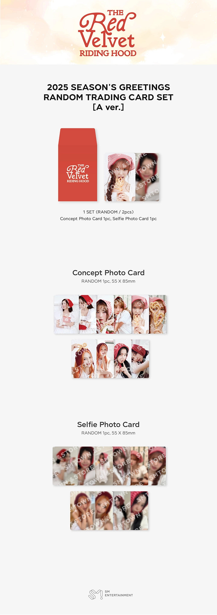 RED VELVET - 2026 SM ARTIST SEASON'S GREETINGS RANDOM TRADING CARD