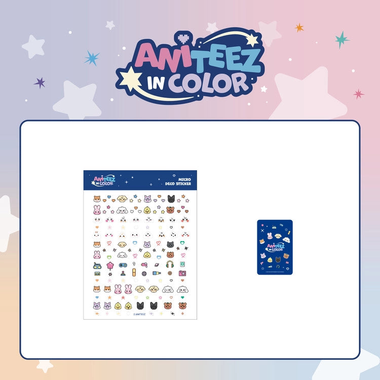 ATEEZ - 'ANITEEZ IN COLOR' MD MICRO DECO STICKER