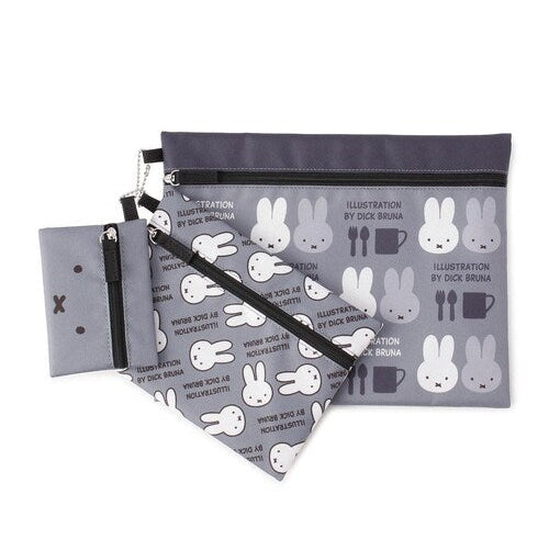 MIFFY© Grey Pouch Set 3in1 (Japan Edition)
