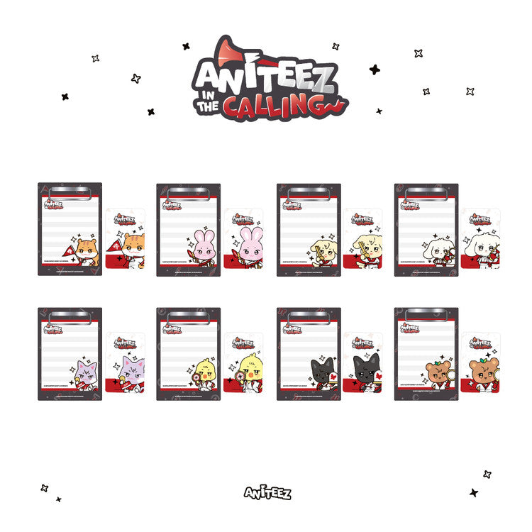 ATEEZ - [ANITEEZ IN THE CALLING] MD MINI CLIPBOARD & MEMO PAD SET