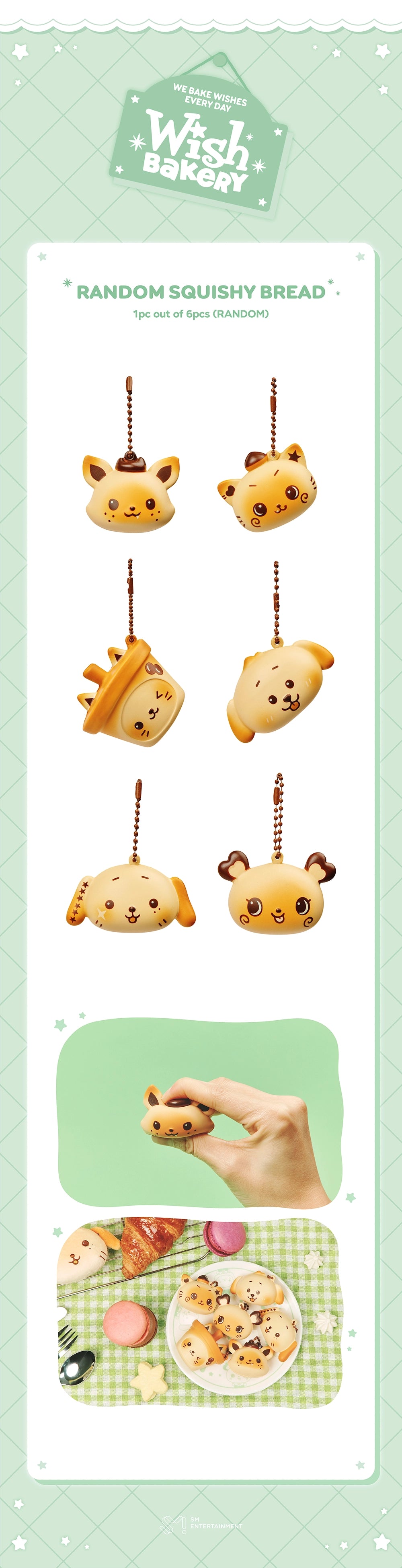 NCT WISH [2026 POP-UP [WISH BAKERY] MD] RANDOM SQUISHY BREAD