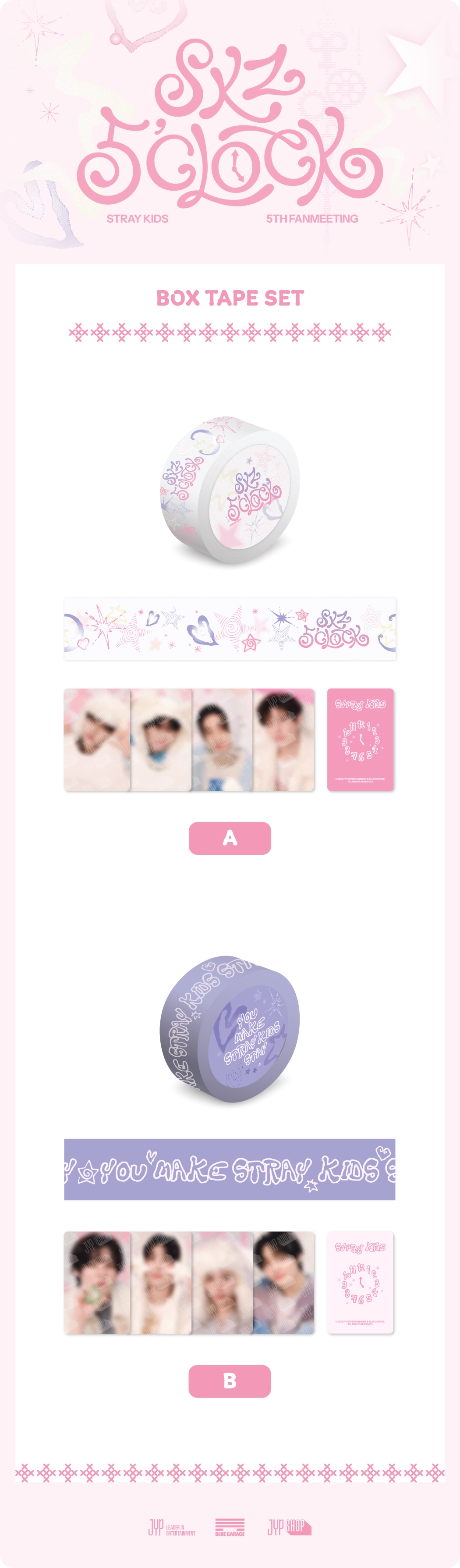 Stray Kids - [SKZ 5'CLOCK] OFFICIAL MD BOX TAPE SET