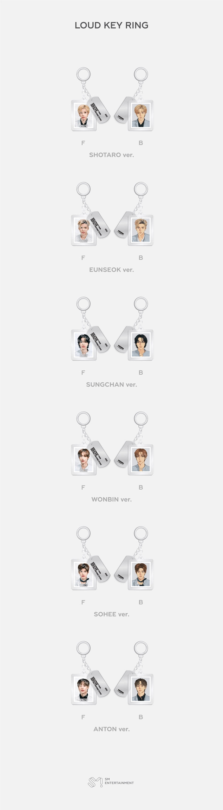 RIIZE - LOUD KEY RING