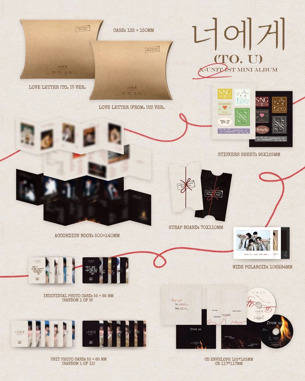 X-UNIT 1ST MINI ALBUM - TO.U