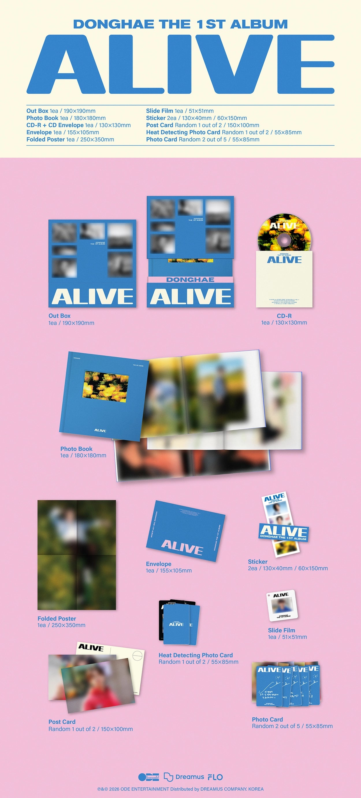DONGHAE 1ST ALBUM - ALIVE (PHOTO BOOK VER.)